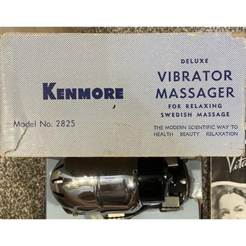 Vintage MCM Kenmore "Vitalator" massager In Box.